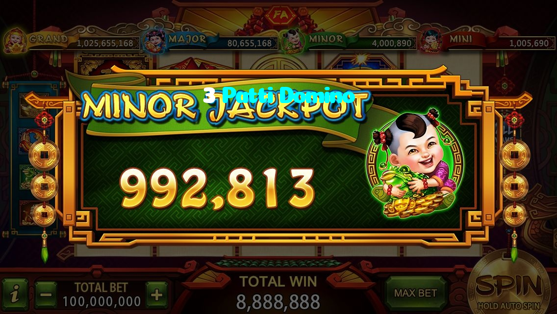 3 Patti Domino casino presented on mobile device in Pakistan with slots and live games